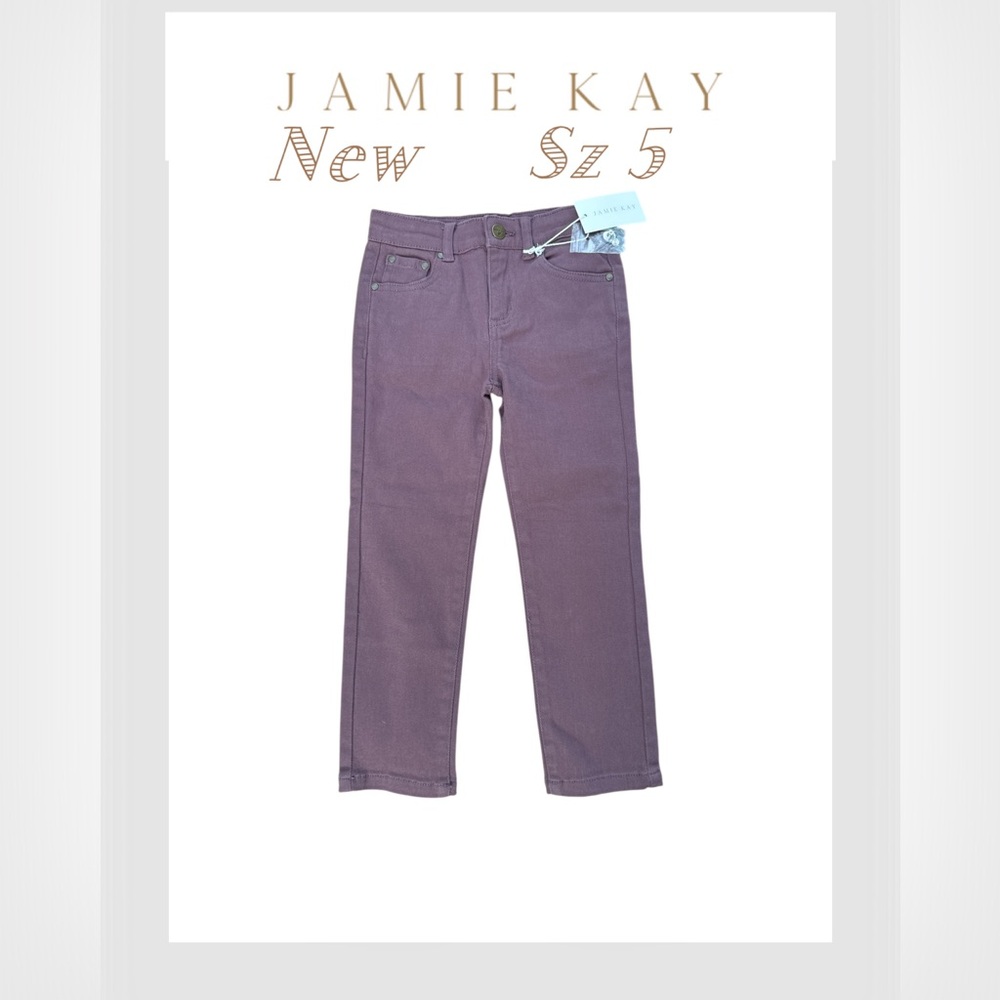 NEW SZ 5 Jamie Kay mauve pink adjustable jeans